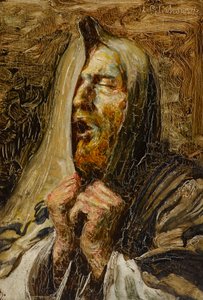 Duy Ey İsrail (tahta üzerine yağlıboya) by Leopold Pilichowski