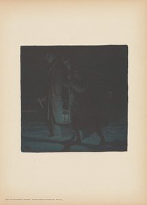 eve dönüş by Leopold von Kalckreuth