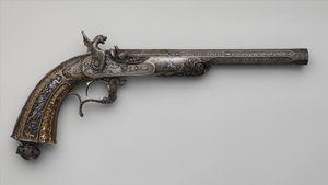 Perküsyon Sergi Tabancası, Fransız, Paris, 1849 tarihli by Lepage Moutier