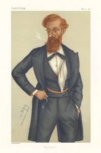 James Ludovic Lindsay (Lord Lindsay) Milletvekili - ayakta portre