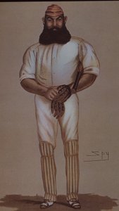 Kriket kahramanı W.G. Grace, Vanity Fair için karikatür by Leslie Matthew Ward