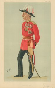 General Sir Frederick Charles Arthur Stephenson, Sevgili yaşlı Ben, 18 Haziran 1887, Vanity Fair karikatürü by Leslie Matthew Ward