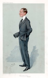 Guglielmo Marconi, İtalyan fizikçi ve mucit ve kablosuz telgrafın öncüsü by Leslie Matthew Ward