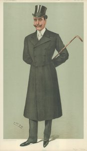 HSH The Duke of Teck, Frank, 17 Temmuz 1902, Vanity Fair karikatürü by Leslie Matthew Ward