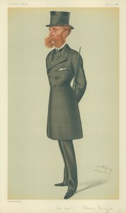Lord Dorchester, The Turf, 24 Mart 1877, Vanity Fair karikatürü by Leslie Matthew Ward