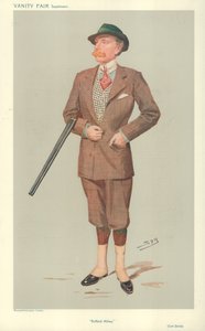 Lord John Savile, Rufford Manastırı, 15 Nisan 1908, Vanity Fair karikatürü by Leslie Matthew Ward