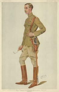 Binbaşı Edward James Montagu Stuart-Wortley, Eddie, 26 Ekim 1899, Vanity Fair karikatürü by Leslie Matthew Ward