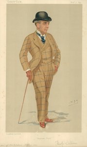 Bay Hwfa Williams, Sandown Park, 7 Kasım 1891, Vanity Fair karikatürü by Leslie Matthew Ward
