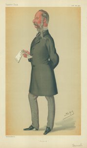 Bay John Tenniel, Punch, 26 Ekim 1878, Vanity Fair karikatürü by Leslie Matthew Ward