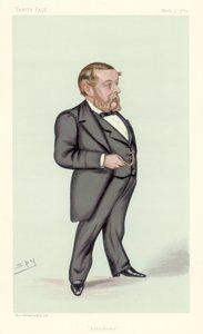 Richard Anthony Proctor, İngiliz astronom, matematikçi ve popüler bilim yazarı, 1883 by Leslie Matthew Ward