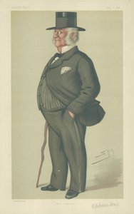 Sir James Dalrymple Boynuz Elphinstone by Leslie Matthew Ward