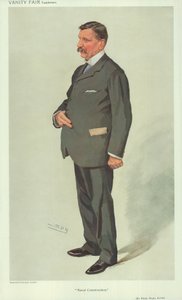 Sir Philip Watts, Donanma inşaatı, 7 Nisan 1910, Vanity Fair karikatürü by Leslie Matthew Ward