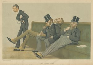 Spencer-Churchill, Balfour, Drummond-Wolff ve Gorst by Leslie Matthew Ward
