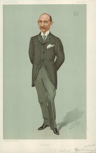 Yarborough Kontu, Brocklesby, 2 Ocak 1896, Vanity Fair karikatürü by Leslie Matthew Ward