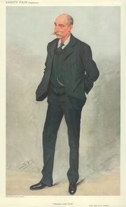 Hon Robert Garnett Tatlow, Glasgow, 16 Haziran 1909, Vanity Fair karikatürü by Leslie Matthew Ward