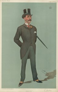 Vikont Valentia, Oxford City, 14 Eylül 1899, Vanity Fair karikatürü by Leslie Matthew Ward