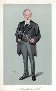 William Crookes, İngiliz fizikçi ve kimyager, 1903 by Leslie Matthew Ward