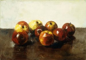 Bir Natürmort Elma, by Lesser Ury