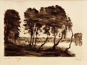 Schlachtsee I by Lesser Ury