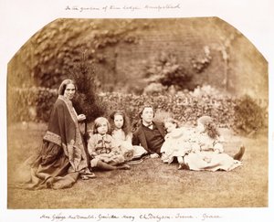Lewis Carroll ile MacDonald Ailesinin Portresi, 1863 by Lewis Carroll