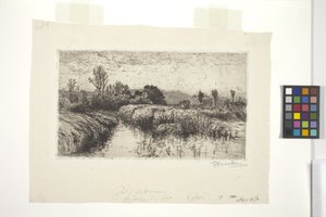 Martta Öğleden Sonra, Schleissheim, Bavyera (gravür)