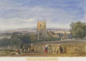 Cheddleton Kilisesi: sulu boya ve [c 1830-1840]