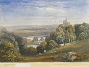 Greenway Bank - Göl: sulu boya ve [c 1830-1840] by Lewis John Wood