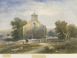 Onecote Kilisesi: sulu boya ve [c 1830-1840]