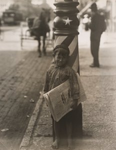 Küçük Bir Tıraş Makinesi, Indianapolis by Lewis Wickes Hine
