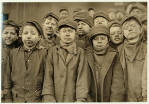 Myndskreyting fyrir Dombey og Son by Lewis Wickes Hine