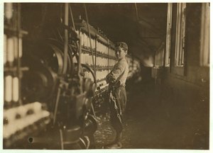John Dempsey, 11 veya 12 yaşında, Jackson Mill, Fiskeville, Rhode Island