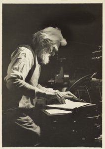 Printer in New York, 1905  by Lewis Wickes Hine