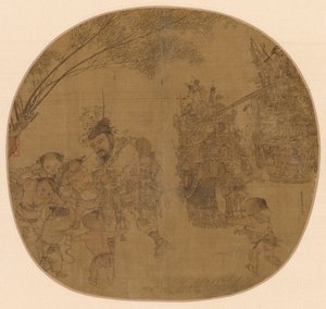 Süs eşyası satıcısı, 1212. by Li Song