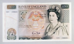 50 pound banknot by Unbekannt Unbekannt