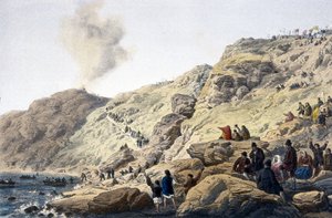 Valentia, İrlanda yakınlarındaki Kablo Döşeme Foilhummerum Körfezi by Unbekannt Unbekannt