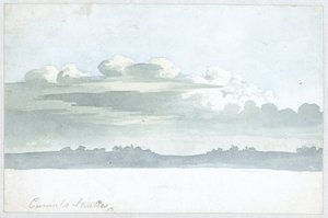 Luke Howard tarafından yapılan bulut çalışması, c 1808-1811 by Unbekannt Unbekannt