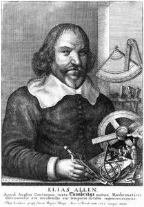 Elias Allen, matematikçi ve enstrüman yapımcısı, c 1630 by Unbekannt Unbekannt