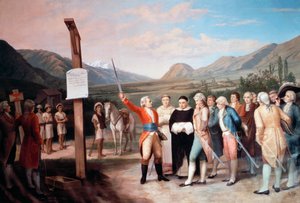 Ibarrada şehrinin Cristobal de Troya tarafından 1606, Ekvador tarafından kurulması by Unbekannt Unbekannt
