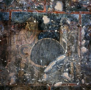 Agios Georgios manastırında fresk, Diavaide, Girit, Yunanistan (fotoğraf) by Unbekannt Unbekannt