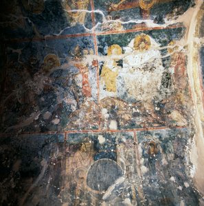 Agios Georgios manastırının tavanındaki freskler, Diavaide, Girit, Yunanistan (fotoğraf) by Unbekannt Unbekannt