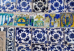 Majolica çini dekorasyonu (17. yüzyıl), Kudüs Ermeni Patrikhanesi, Kudüs Eski Şehri (Unesco Dünya Mirası Listesi) by Unbekannt Unbekannt