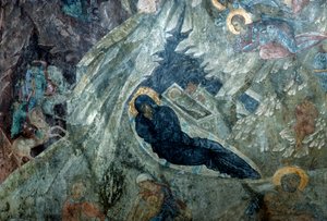 Doğuş, fresk Panagia Perivleptos manastırında, Bizans şehri Mystras (UNESCO Dünya Mirası Listesi) by Unbekannt Unbekannt
