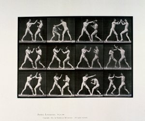 Çıplak erkek sporcular boks, c 1872-1885 by Unbekannt Unbekannt