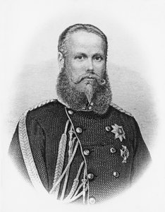 I. Charles'ın portresi (1823-1891), Wuerttemberg Kralı 1864, gravür by Unbekannt Unbekannt