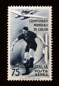 1934 FIFA Dünya Kupası için posta pulu, 75 sentlik hava posta pulu, İtalya, 20. yüzyıl by Unbekannt Unbekannt