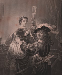 Rembrandt eşi Saskia ile birlikte, Payne