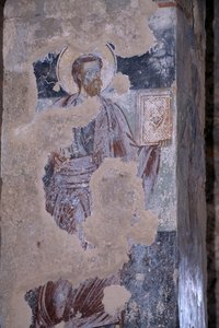 Aziz, Agios Nikolaos kilisesinde fresk, Bizans şehri Mystras (UNESCO Dünya Mirası Listesi) by Unbekannt Unbekannt