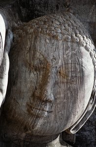 Sri Lanka, Polonnaruwa Antik Kenti, Gal Vihara, yatan Buda heykeli by Unbekannt Unbekannt
