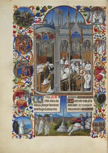 Très Riches Heures du duc de Berry Folio 86, verso - Raymond Diocrès