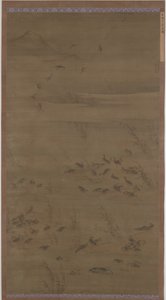 Kumlarda Azalan Kazlar, Ming hanedanı, 1621. by Lin Xue